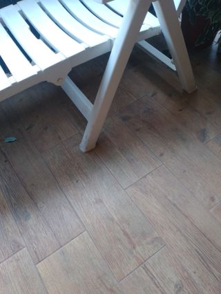 Tumbona hamaca de plástico blanca
