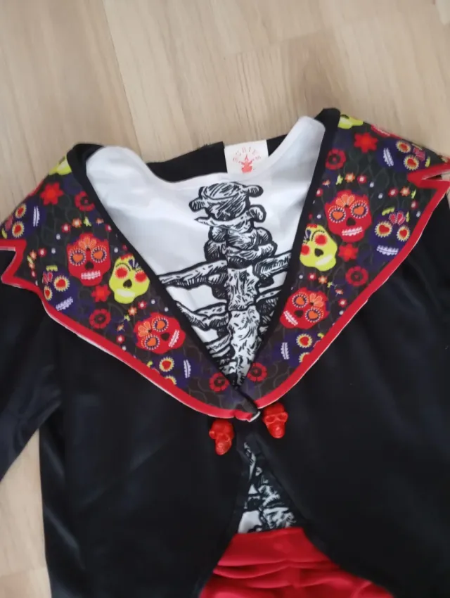 Disfraz Calavera Mexicana Día Muertos