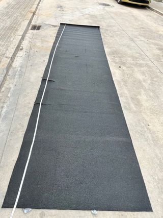 Rollo de caucho negro 6mm