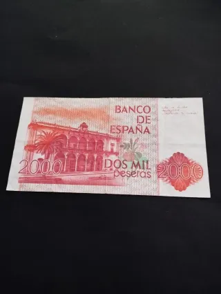 Billete 2000 Pesetas Banco de España 1980