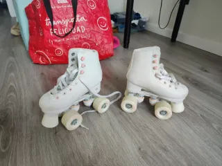 Patines Oxelo Talla 30 Blancos