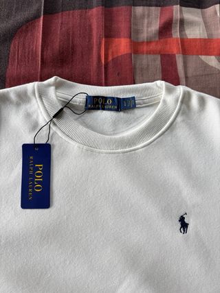 Sudadera Polo Ralph Lauren Blanca