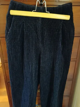 Pantalón pana Bimba y Lola azul marino