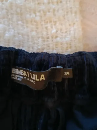 Pantalón pana Bimba y Lola azul marino