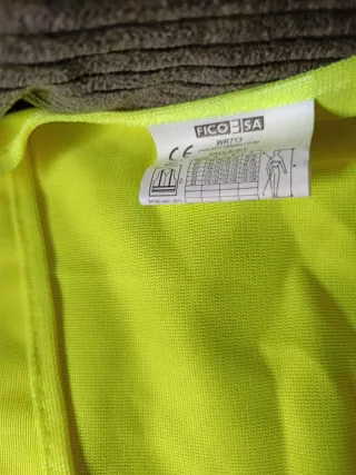 Chaleco de trabajo cremallera