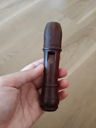 Flauta Moeck de madera de palisandro