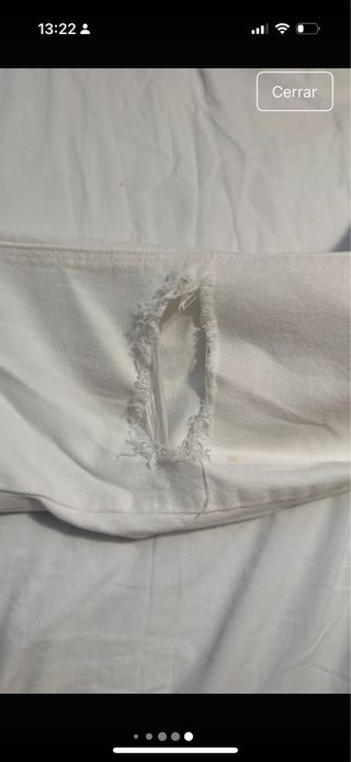 Pitillos blancos rotos
