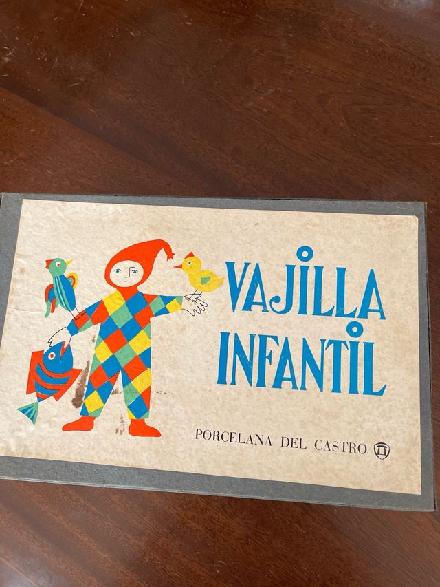 Caja Vajilla Infantil Porcelana Del Castro