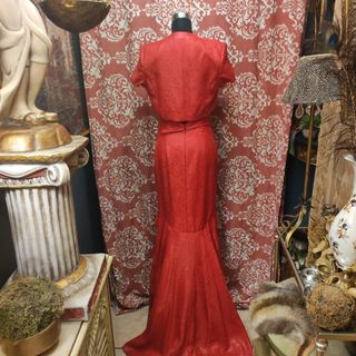 Vestido de fiesta rojo T38