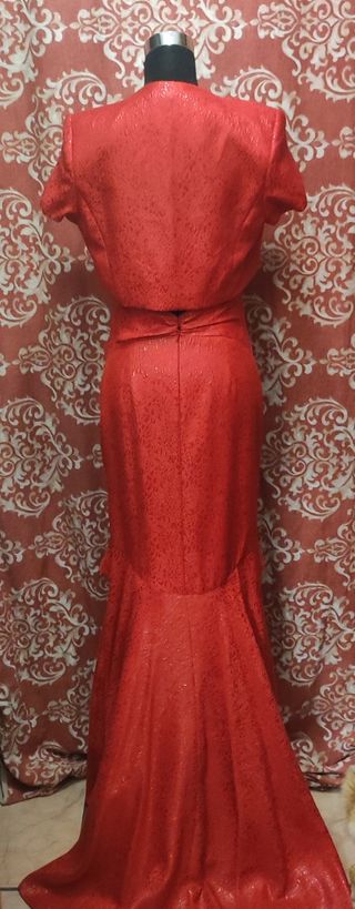Vestido de fiesta rojo T38