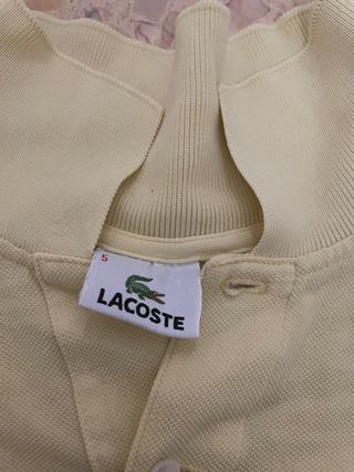 Camisa Polo Lacoste Amarilla