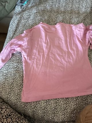 Camiseta Barbie Manga Larga Rosa
