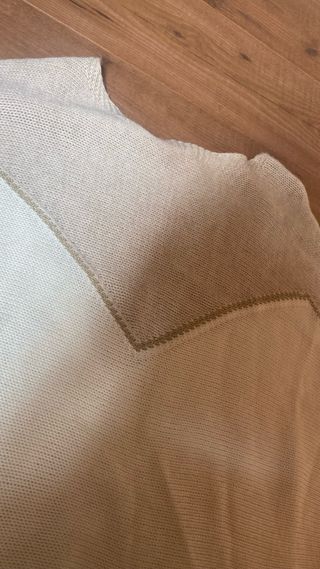 Jersey ancho rosa y blanco talla única