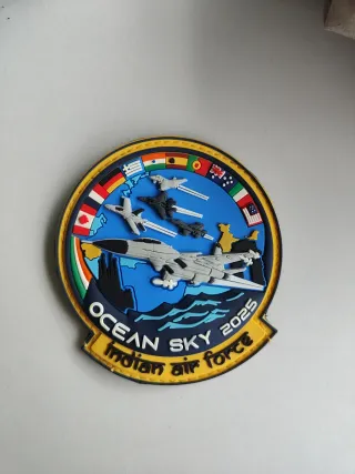 Parche militar Ocean Sky 2025 Indian Air Force