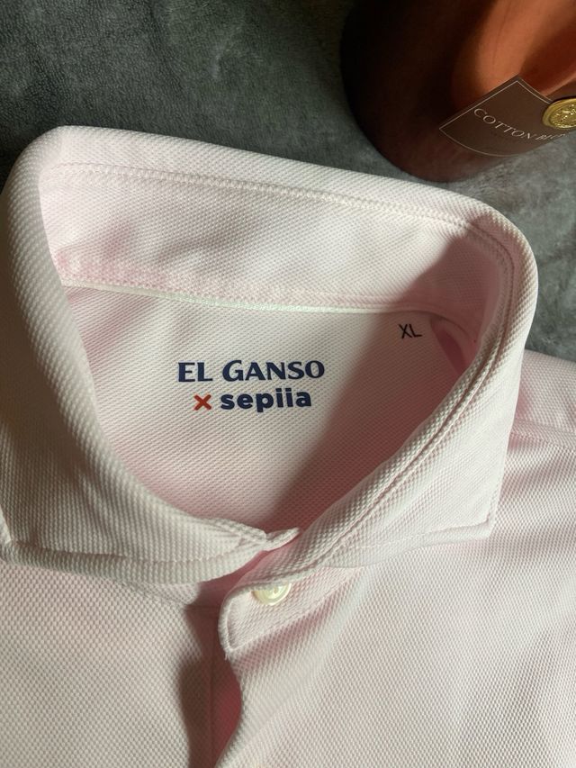 Camisa Seppia Hombre El Ganso
