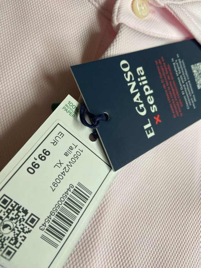 Camisa Seppia Hombre El Ganso