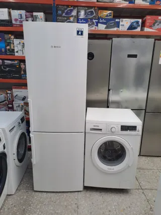 PACK NEVERA BOSCH Y LAVADORA SIEMENS