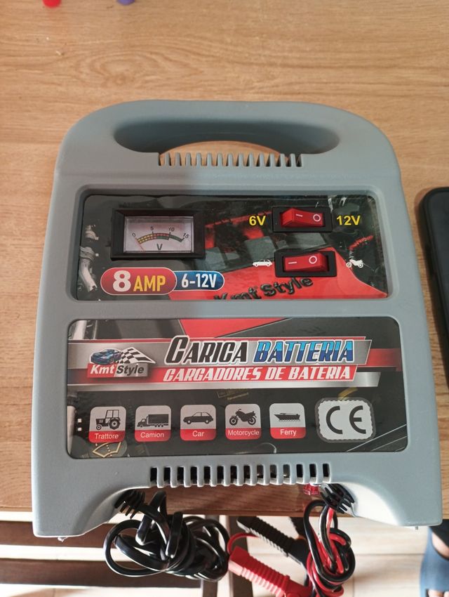 Cargador Batería Coche 6V/12V 8A Kmt Style