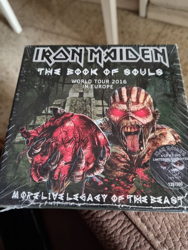 Iron Maiden Box Set The Book of Souls 6 cds y 3dvd