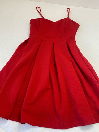 Lote de vestidos rojos, beige.