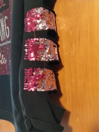 Maglione ragazza Barbie con paillettes