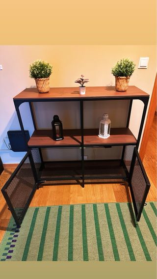 Móvel industrial metal e madeira