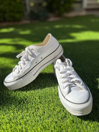 Converse All Star Plataforma Blancas