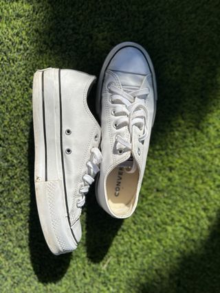 Converse All Star Plataforma Blancas