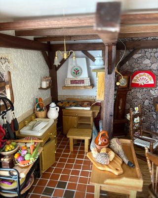Casita de muñecas estilo rústico