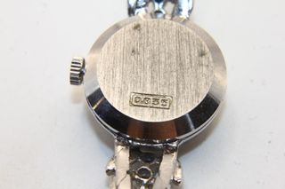 Orologio Vintage per signora argento zaffiri