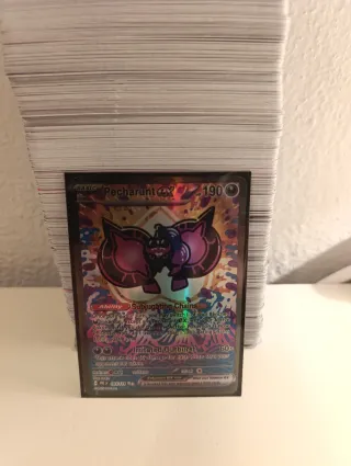FALSA Pecharunt EX Carta Pokémon Full Art Inglés