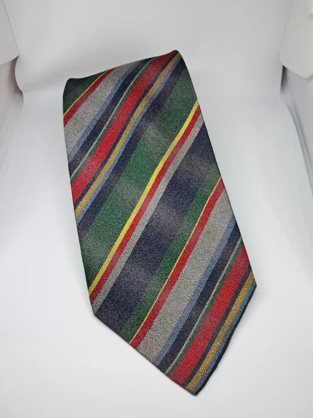 Corbata Italiana Rayas Multicolor