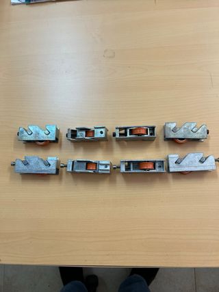 8 Ruedas para Puertas Correderas Aluminio