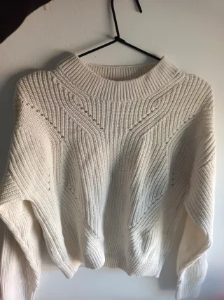 Jersey blanco de punto