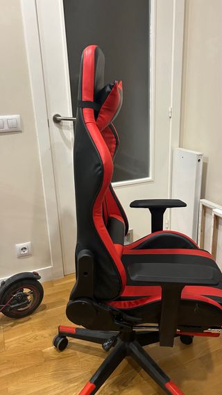 Silla Gamer Negra y Roja