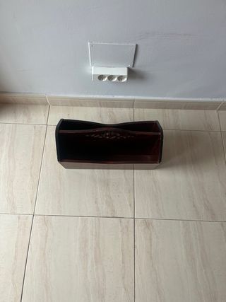 Revistero madera maciza vintage