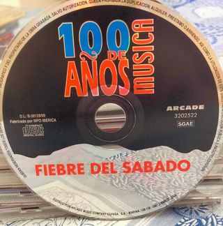 CD  FIEBRE DEL SABADO NOCHE -   IN THE NAVY  Y MAS