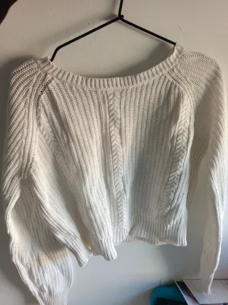 Jersey blanco trenzado