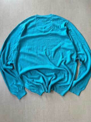 Jersey V-Neck Teal