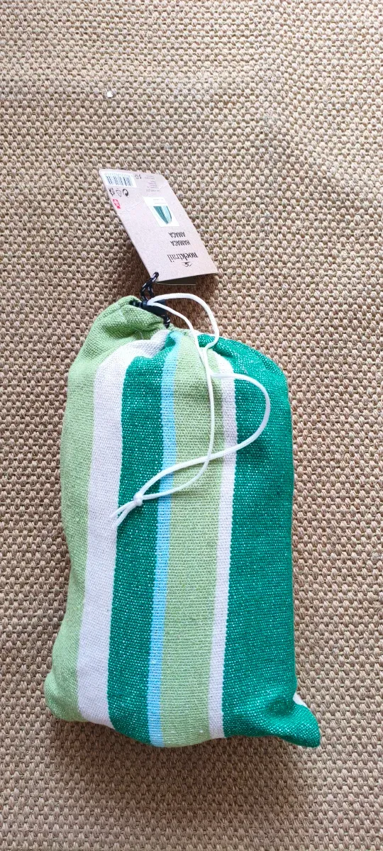 Hamaca Rocktrail Basic Verde y Blanca