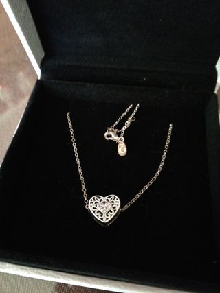 Collar Pandora Corazón Plata 925 