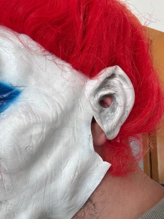 Máscara Halloween Payaso Asesino Talla Única