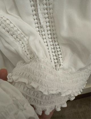 Blusa palabra de honor blanca