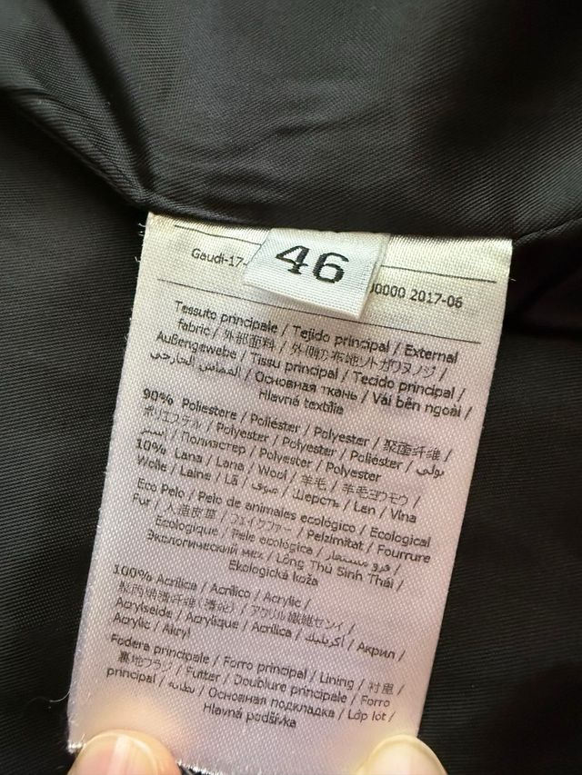 CAPPOTTO GAUDÌ BIANCO E NERO