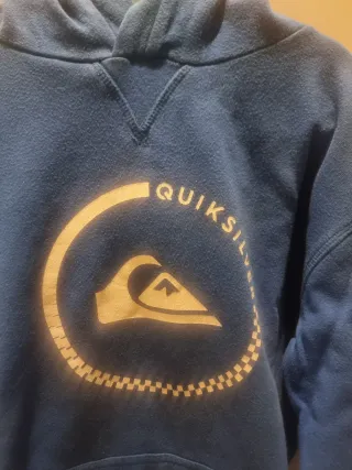 Sudadera Azul Quiksilver con Capucha