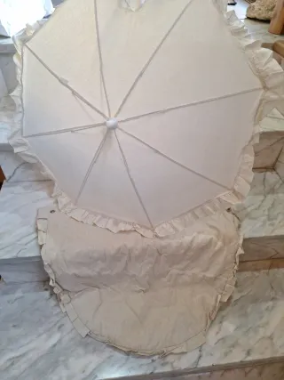 Colchoneta y parasol silleta bebé