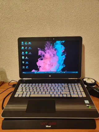 Portátil Gaming HP i7 GTX Negro