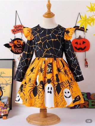 Disfraz Halloween Niña Araña Fantasma
talla7