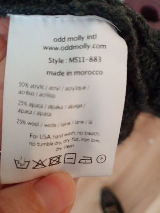 Chaqueta de punto gris