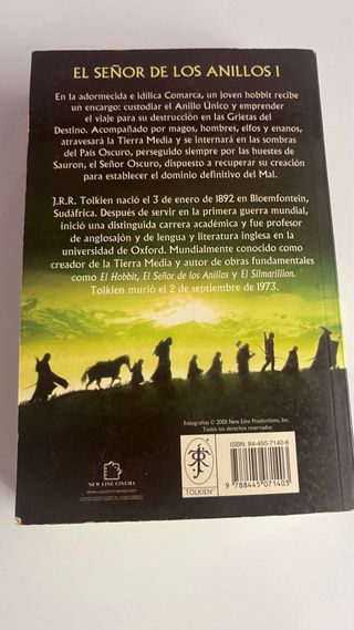 El Señor De Los Anillos: La Comunidad Del Anillo I
